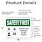 Signmission Shower And Eyewash Do Not Block With Symbol, 18 in W x Rectangle, Vinyl Decal OS-2PACK-SF-D-1218-L-10976 - alternate 5